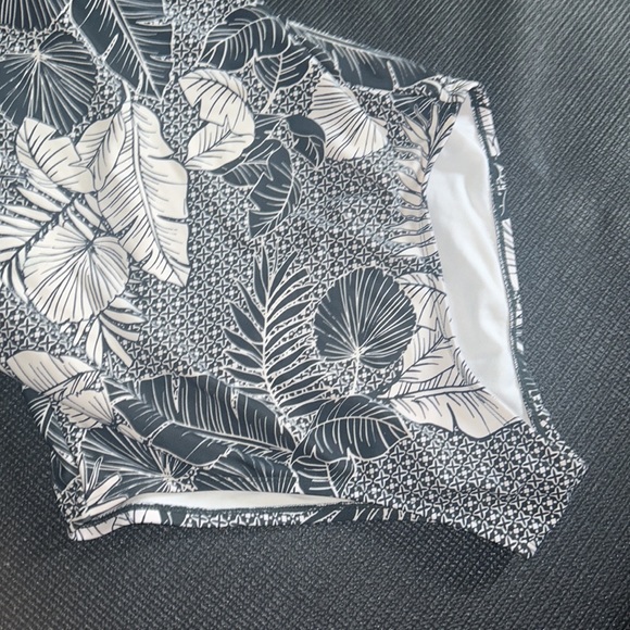 Green Jungle Print Swimsuit - Picture 3 of 7